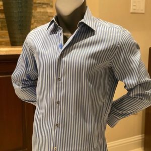 Robert Graham stripped button down L/XL